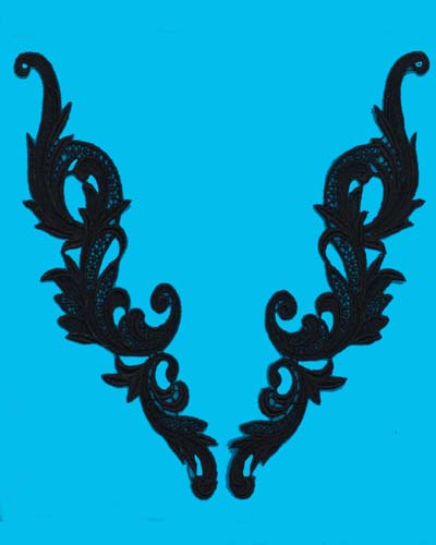 Páros csipke rátét